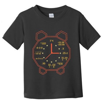 Alarm Clock Time Math Watch Mathematician Toddler T-Shirt