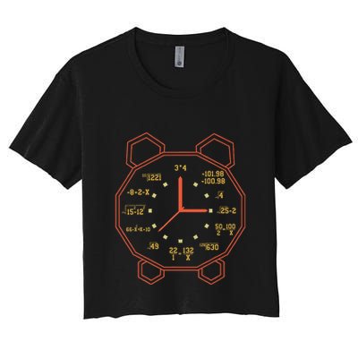 Alarm Clock Time Math Watch Mathematician Crop Top