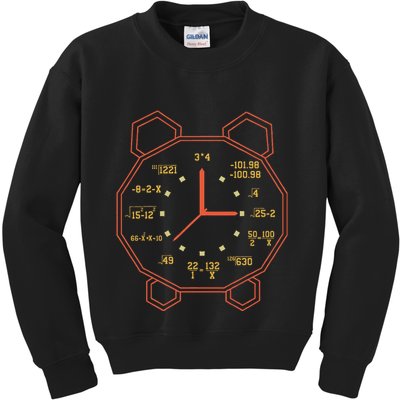 Alarm Clock Time Math Watch Mathematician Kids Sweatshirt