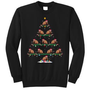 Armadillo Christmas Tree Pajama Ugly Xmas Sweatshirt