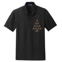 Armadillo Christmas Tree Pajama Ugly Xmas Dry Zone Grid Polo