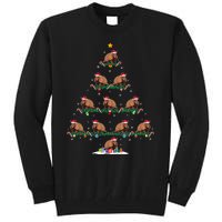 Armadillo Christmas Tree Pajama Ugly Xmas Tall Sweatshirt