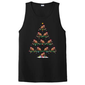 Armadillo Christmas Tree Pajama Ugly Xmas PosiCharge Competitor Tank