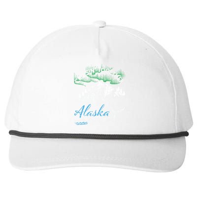 Alaska Cruisin' Together Family Cruise North Lights Cruising Meaningful Gift Snapback Five-Panel Rope Hat