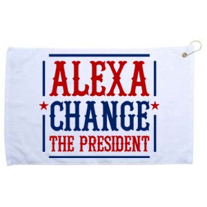 Alexa Change The President Grommeted Golf Towel