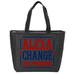 Alexa Change The President Zip Tote Bag