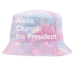 Alexa Change The President Anti Trump Funny Tie-Dyed Bucket Hat