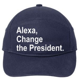 Alexa Change The President Anti Trump Funny 7-Panel Snapback Hat