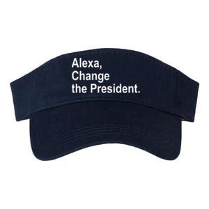 Alexa Change The President Anti Trump Funny Valucap Bio-Washed Visor