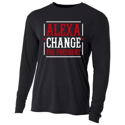 Alexa Change The President Cooling Performance Long Sleeve Crew