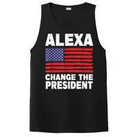 Alexa Change The President Funny PosiCharge Competitor Tank