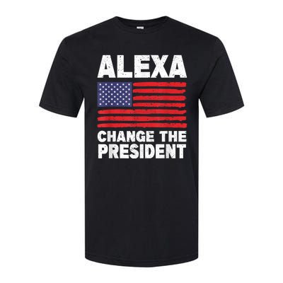 Alexa Change The President Funny Softstyle CVC T-Shirt