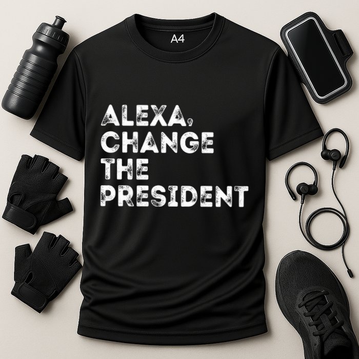 Alexa Change The President Cooling Performance Crew T-Shirt