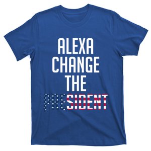 Alexa Change The President Funny Anti Biden Ideas Pro Trump Funny Gift T-Shirt