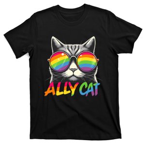 Ally Cat Trans_ Pride Stuff Flag Transsexual Lgbt T-Shirt