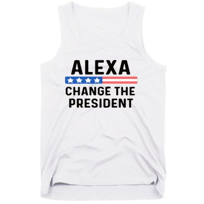 Alexa Change The President Men’s Funny Quote Tank Top