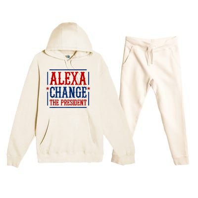 Alexa Change The President Premium Hooded Sweatsuit Set