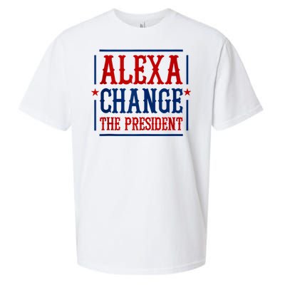 Alexa Change The President Sueded Cloud Jersey T-Shirt