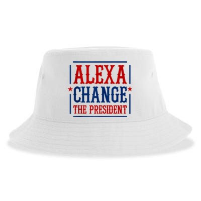 Alexa Change The President Sustainable Bucket Hat