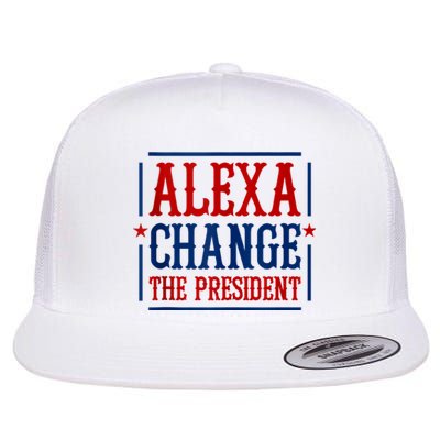 Alexa Change The President Flat Bill Trucker Hat