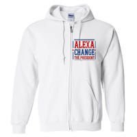 Alexa Change The President Full Zip Hoodie