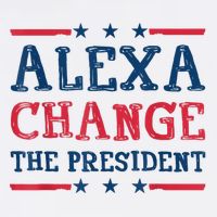 Alexa Change The President Funny Quote Humor Adult Drive Performance Visor