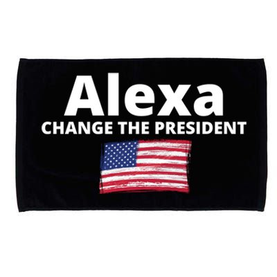 Alexa Change The President Funny USA Microfiber Hand Towel