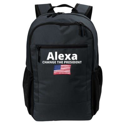 Alexa Change The President Funny USA Daily Commute Backpack