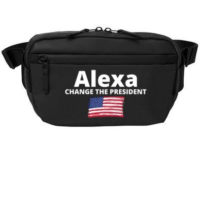 Alexa Change The President Funny USA Crossbody Pack