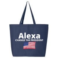 Alexa Change The President Funny USA 25L Jumbo Tote