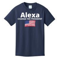 Alexa Change The President Funny USA Kids T-Shirt