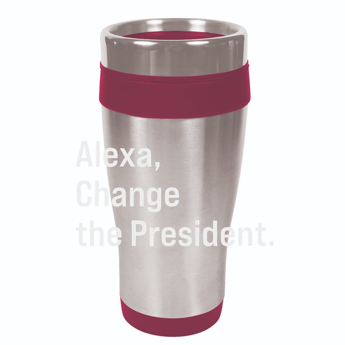 Alexa Change The President Anti Trump Funny 7 Panel Mesh Trucker Snapback Hat