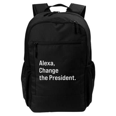 Alexa Change The President Anti Trump Funny Backpack