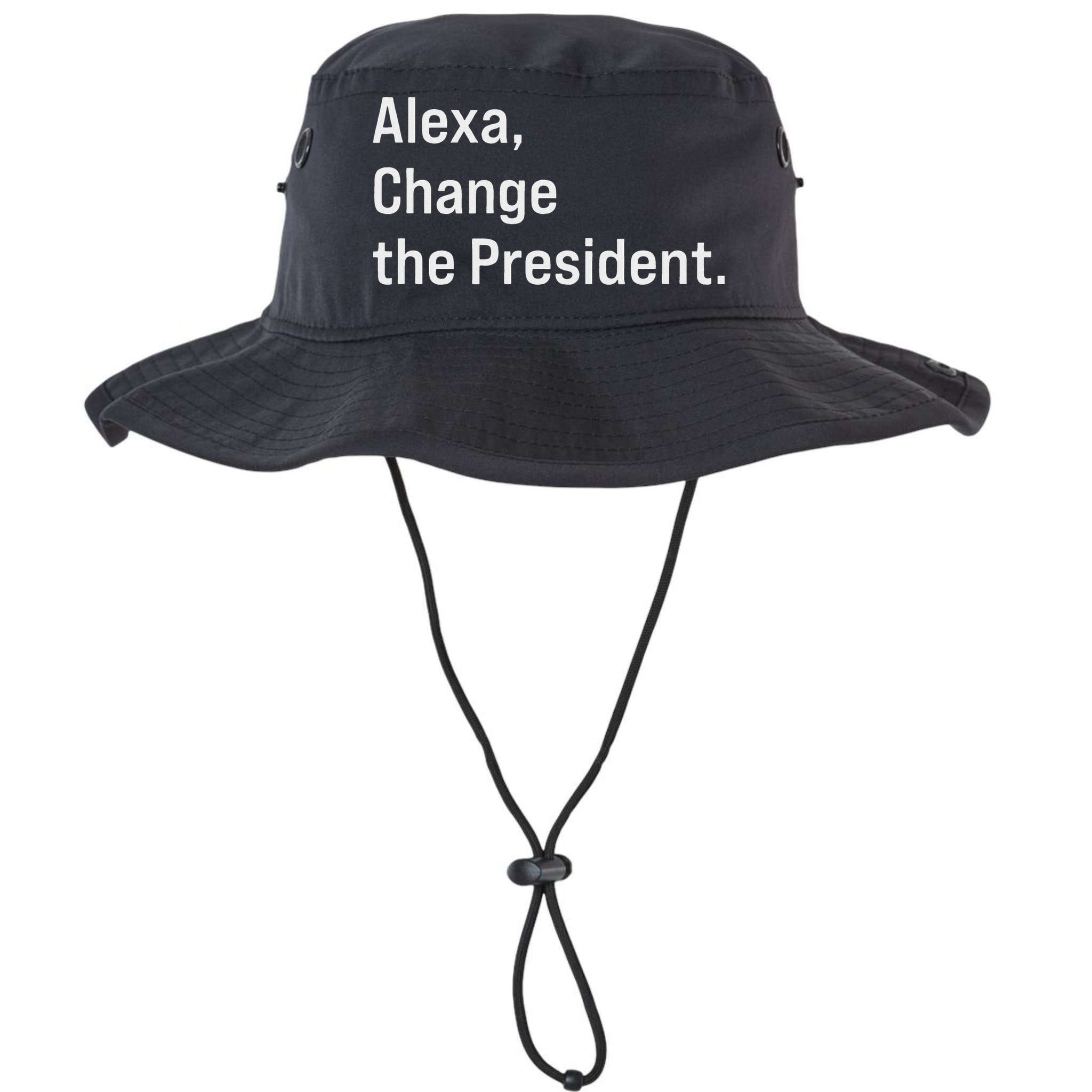 Alexa Change The President Anti Trump Funny Bucket Hat