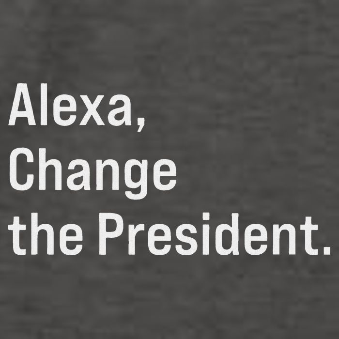 Alexa Change The President Anti Trump Funny Vector Backpack