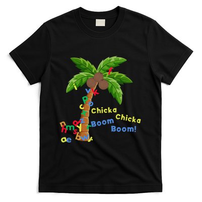 Alphabet Coconut Tree Chicka Chicka Boom Boom T-Shirt