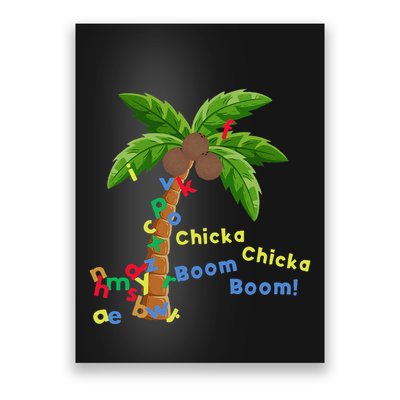 Alphabet Coconut Tree Chicka Chicka Boom Boom Poster