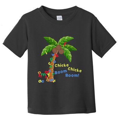 Alphabet Coconut Tree Chicka Chicka Boom Boom Toddler T-Shirt