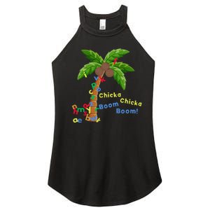 Alphabet Coconut Tree Chicka Chicka Boom Boom Women's Perfect Tri Rocker Tank