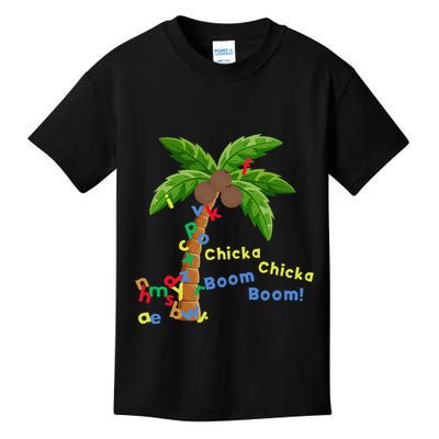 Alphabet Coconut Tree Chicka Chicka Boom Boom Kids T-Shirt