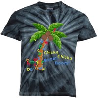 Alphabet Coconut Tree Chicka Chicka Boom Boom Kids Tie-Dye T-Shirt