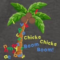 Alphabet Coconut Tree Chicka Chicka Boom Boom Vector Backpack