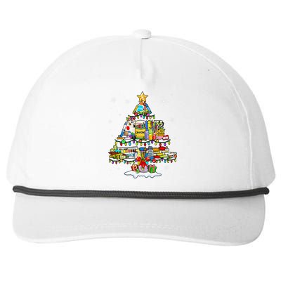 Art Christmas Tree Art Supplies Snapback Five-Panel Rope Hat