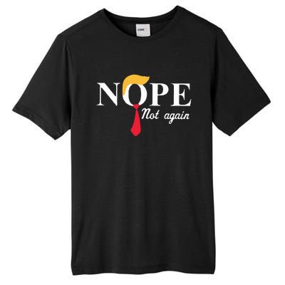 Anderson Cooper Trump Nope Not Again Jeras Ikehorn Tall Fusion ChromaSoft Performance T-Shirt