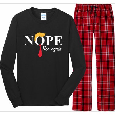 Anderson Cooper Trump Nope Not Again Jeras Ikehorn Long Sleeve Pajama Set