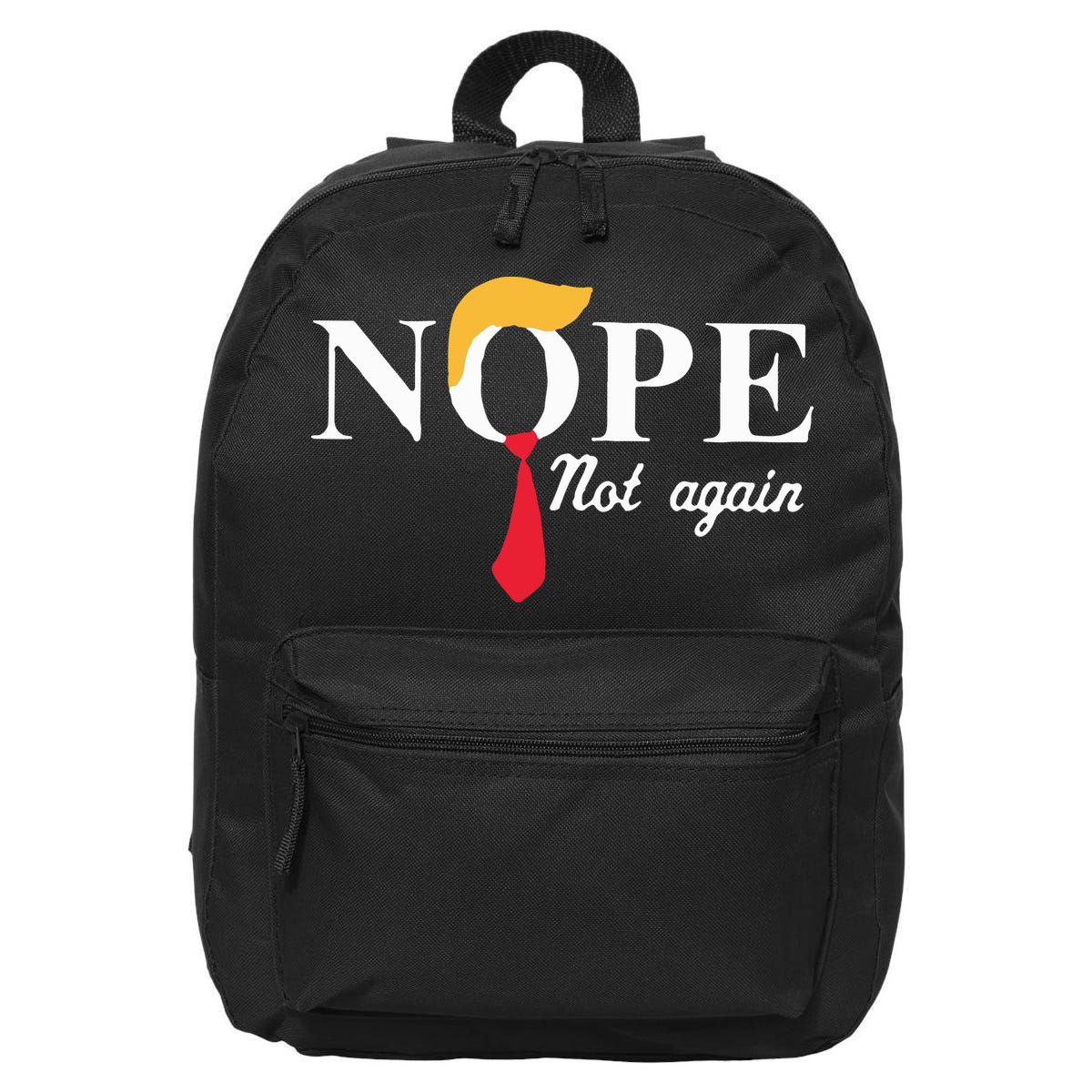 Anderson Cooper Trump Nope Not Again Jeras Ikehorn 16 in Basic Backpack
