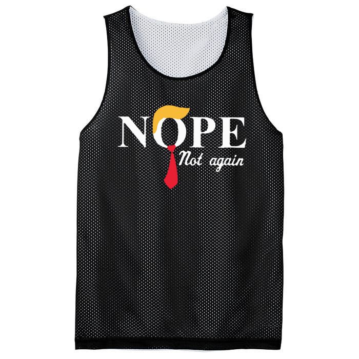 Anderson Cooper Trump Nope Not Again Jeras Ikehorn Mesh Reversible Basketball Jersey Tank