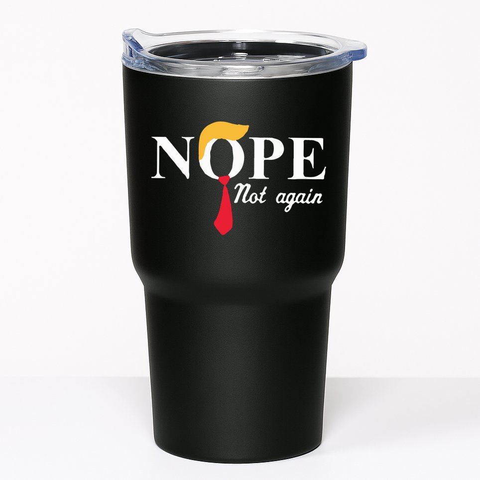Anderson Cooper Trump Nope Not Again Jeras Ikehorn Tumbler