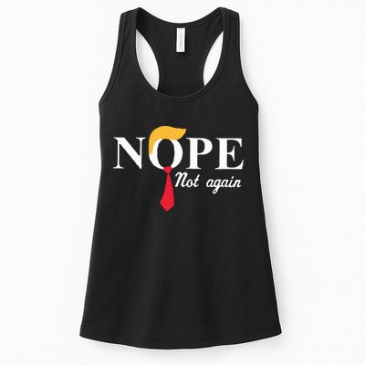 Anderson Cooper Trump Nope Not Again Jeras Ikehorn Womens Tank Top