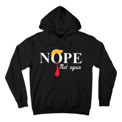 Anderson Cooper Trump Nope Not Again Jeras Ikehorn Tall Hoodie